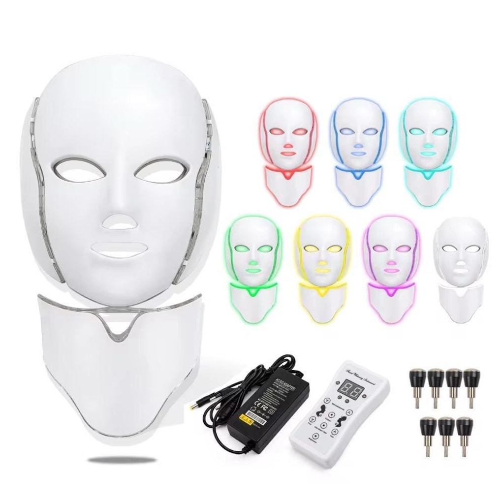7 RENK LİFTİNG ÖZELİKLİ BOYUNLUKLU LED MASKE - 2