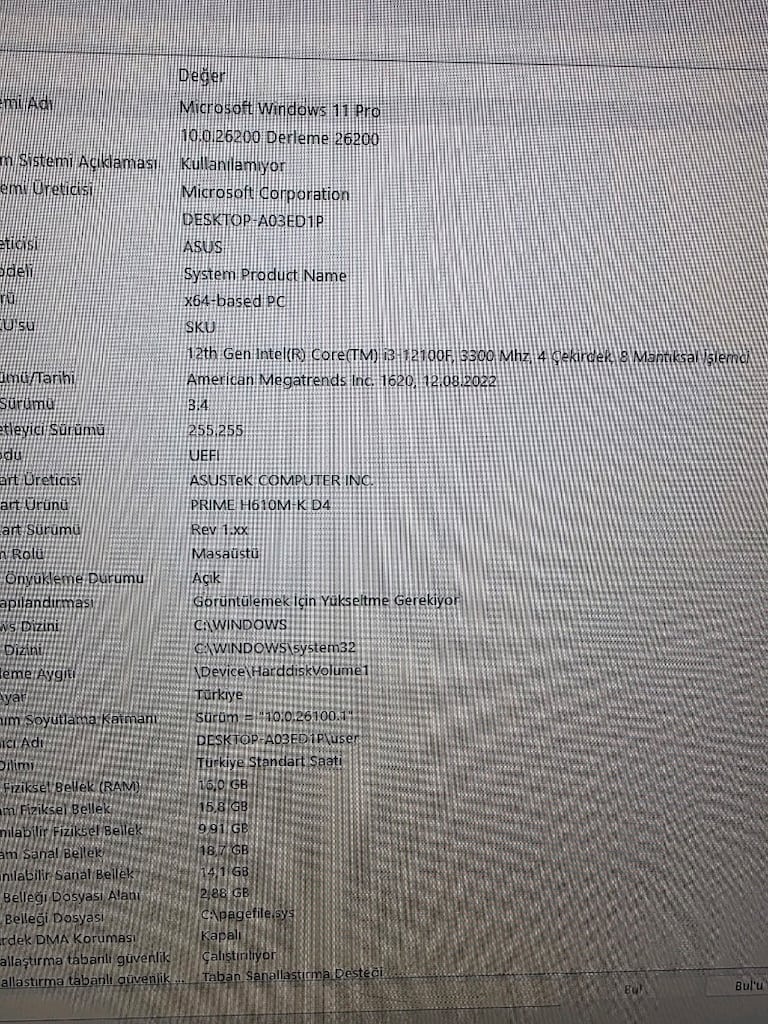 RAMPAGE RX6600 16GB RAM 512GB SSD NOKTA HATASİZ UYGUN FİYATA - 9