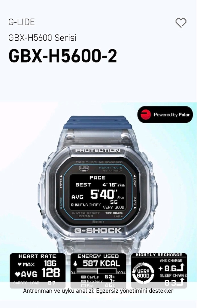 Casio Gbx-H5600-2Dr G-Lide G-Shock Kol Saati - 3