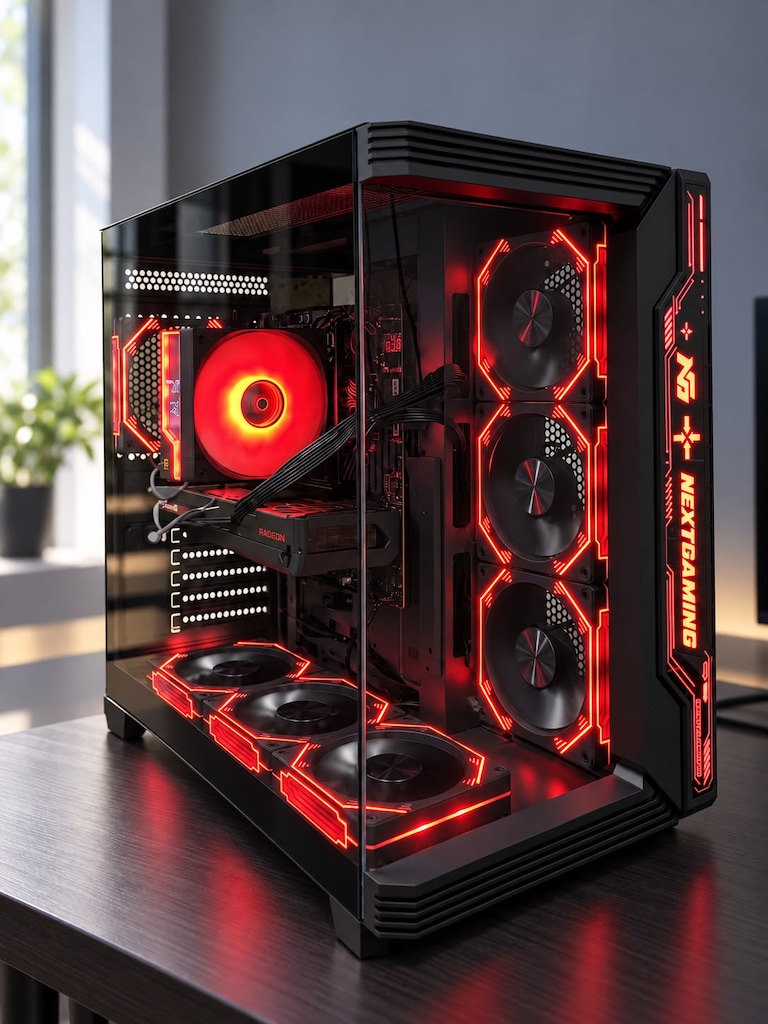 SIFIR ULTRA 5 245KF - RX 7600 8 GB GAMİNG AKVARYUM KASA - 3