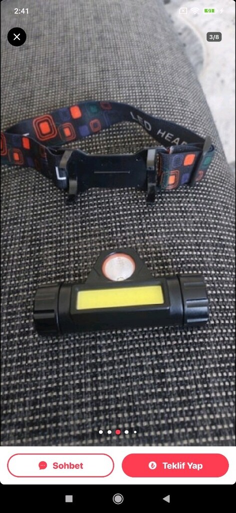 Cata Ct-9120 Şarj Edilebilir Led Kafa Feneri - 3