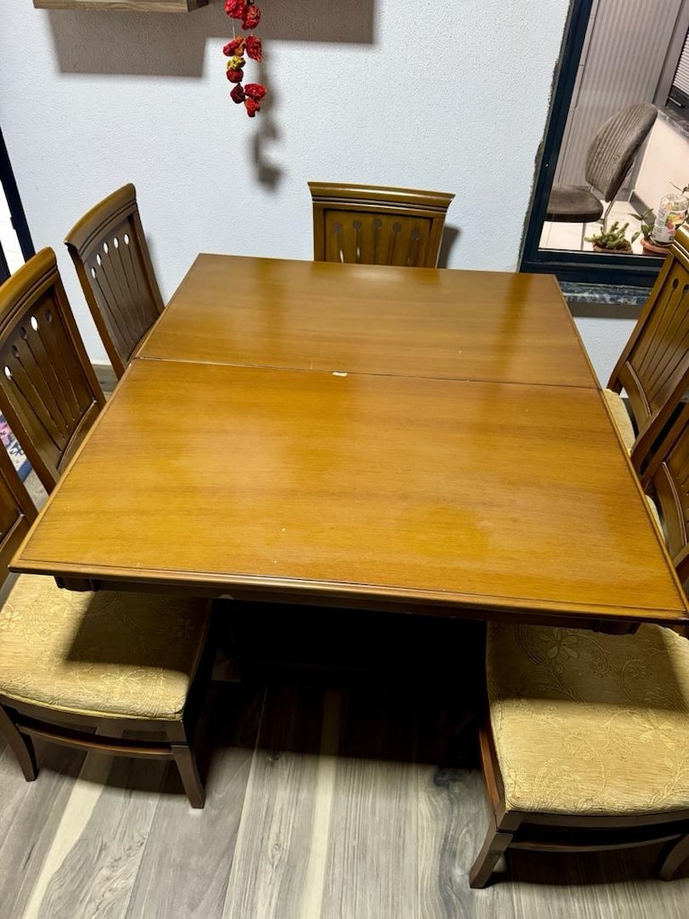 Yemek masası, açılır kapanır, 12 kişilik sağlam kullanışlı - 3