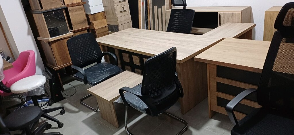Çalişma masası takimi 180 x 80 Tam 7 parça uygun fiyata bizde - 2