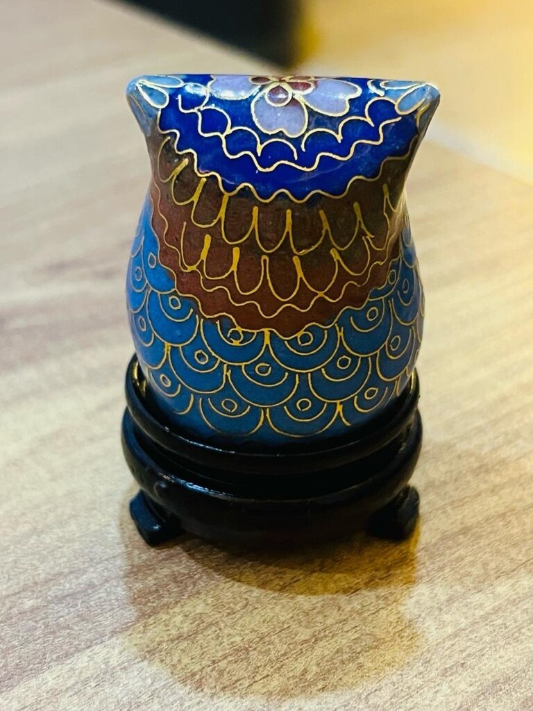 cloisonne baykuş - 9
