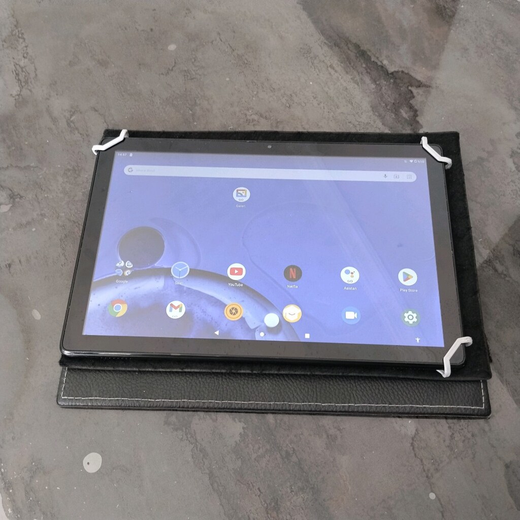 Alcatel tablet kılıflı sıfır ayarında - 5