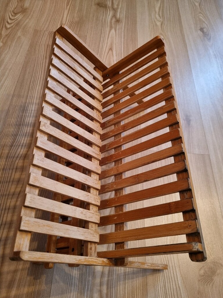 ikea ahşap bulaşıklık - 4