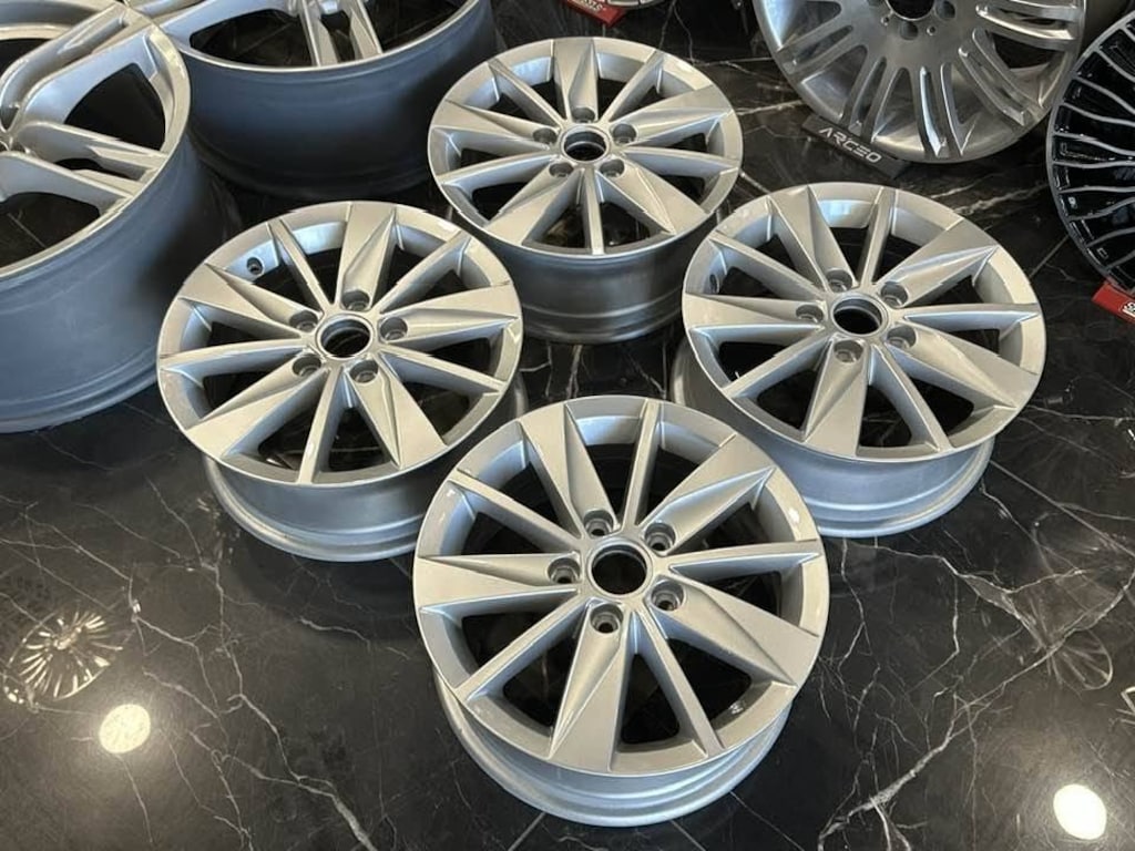 15 JANT 5X112 VW SEAT SKODA AUDİ ORJİNAL SIFIR AYARINDA TAKIM - 2