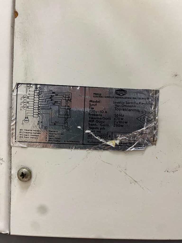 Sıfır Ayarında Antika Profilo Çamaşır Makinesi — 80’ler, Kılavuzuyla - 3