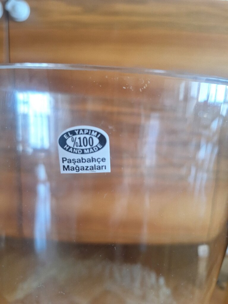 paşabahçe el yapımı 55 cm vazo - 2
