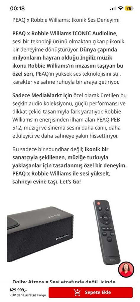 Peaq ses sistemi sıfır - 4