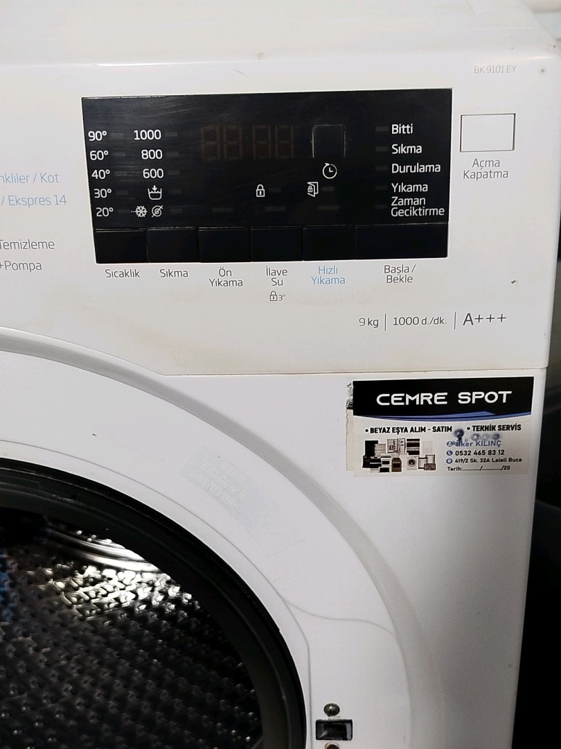 BEKO 9 KG ÇAMAŞIR MAKİNESİ İZMİR İÇİ 3 AY GARANTİMİZ VARDIR - 7