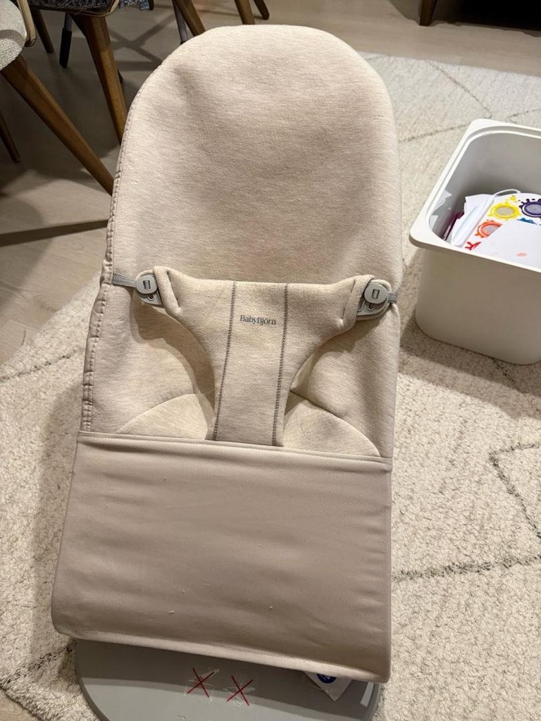 BabyBjörn Balance Bliss 3D Jersey Sand Grey Ana Kucağı Bouncer Oyuncak - 4