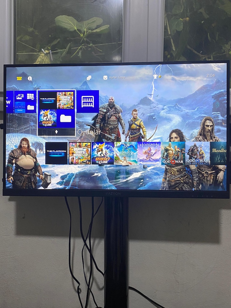 PS4 PRO 1 TB 1 KOL 7216B *KIRIK JAİLBREAK* 12 OYUN BAKIM YENİ - 7