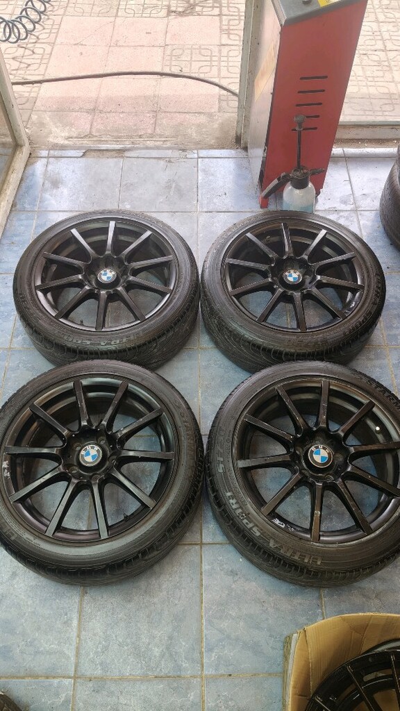 17 inç 5*120 jant lastik kaynak kırık yok lastik 225/45/17 hepsi iyi - 2