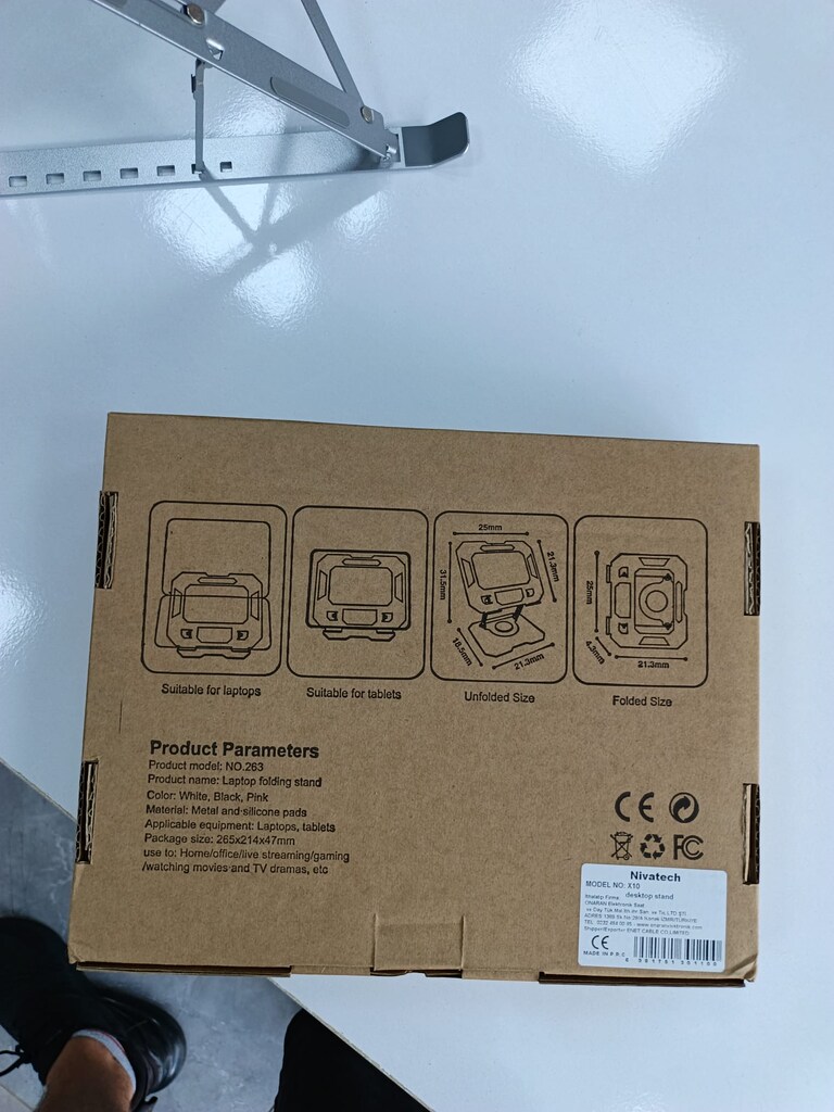 Metal Katlanabilir Laptop Standı - 3