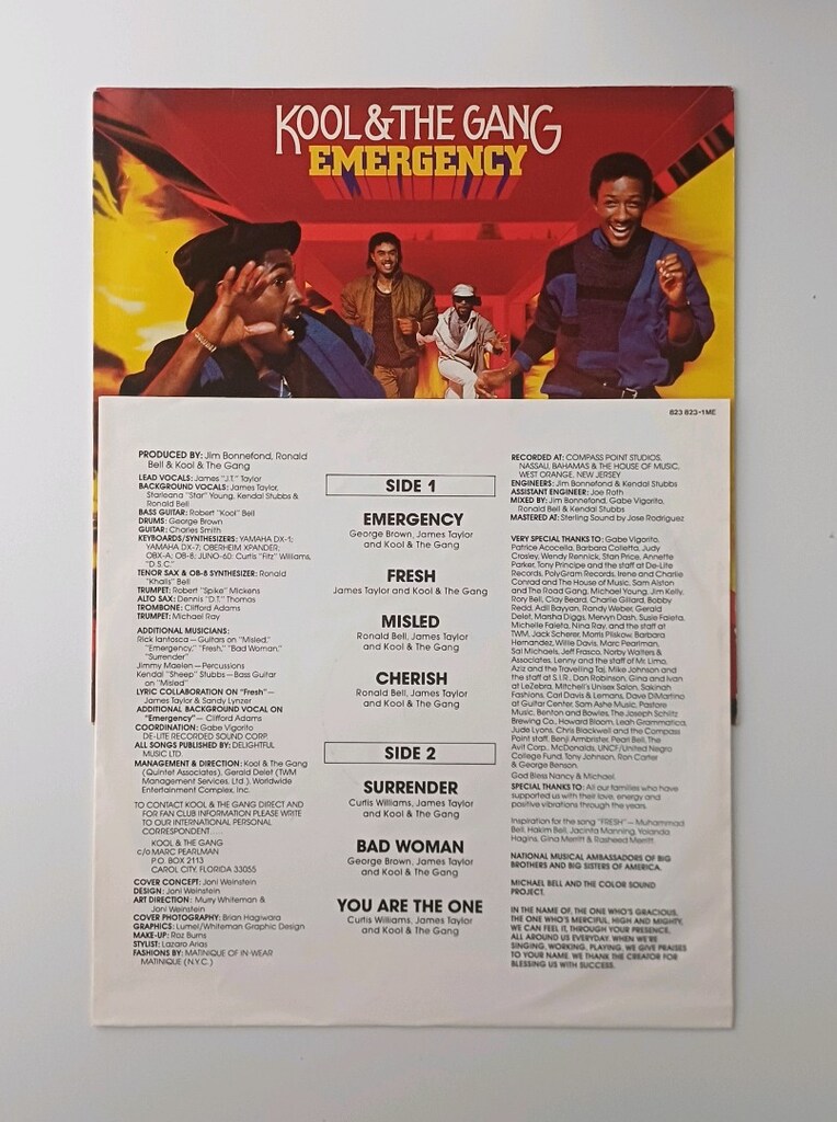 KOOL & THE GANG EMERGENCY DÖNEM LP PLAK - 5