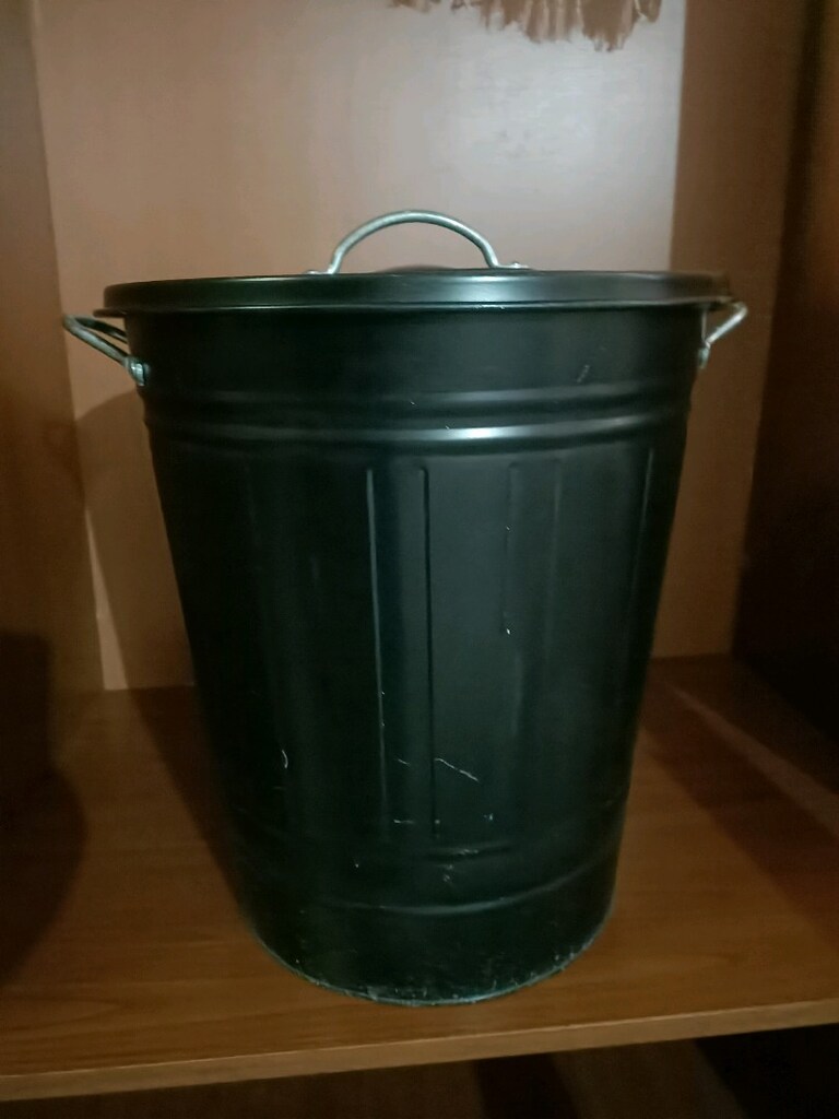 IKEA büyük boy metal çöp kovası - 3