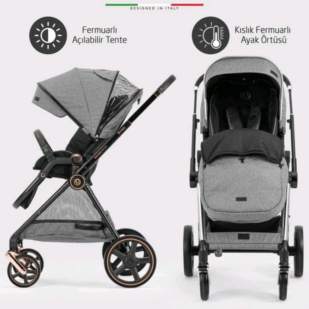 FULL set Elele baby Mido 2 Travel sistem Bebek arabası - 6