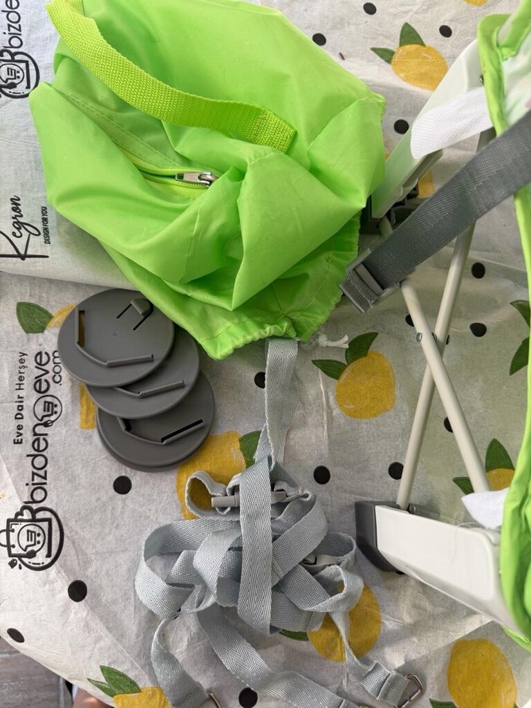 Baby Plus Picnic Yükselticili Portatif Mama ve Plaj Sandalyesi - 4