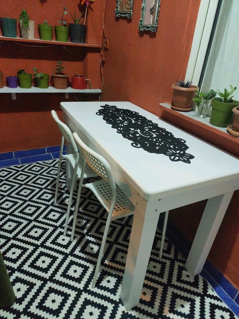 mutfak balkon masası 2 adet Ikea sandalye - 4