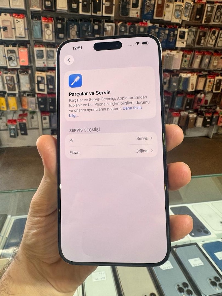 İPHONE 15 PRO MAX 256 GB PİL %78 YURTİÇİ EKRAN GÜRGENÇLERDE DEĞİŞMİŞ K - 3