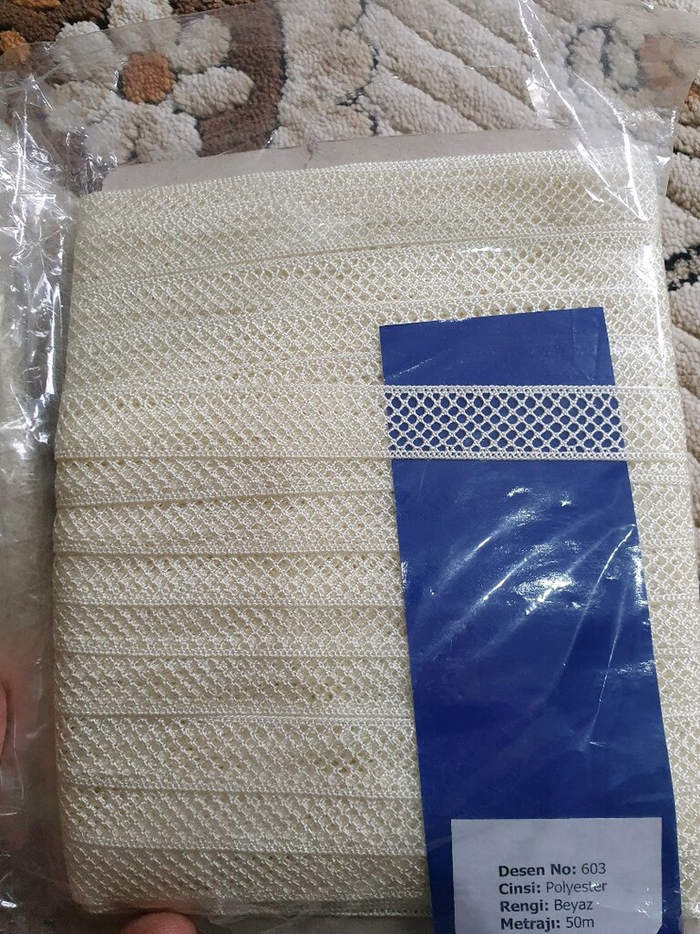 KOLVER POLYESTER DANTEL. ARA UÇ ÇEŞITLERI - 5