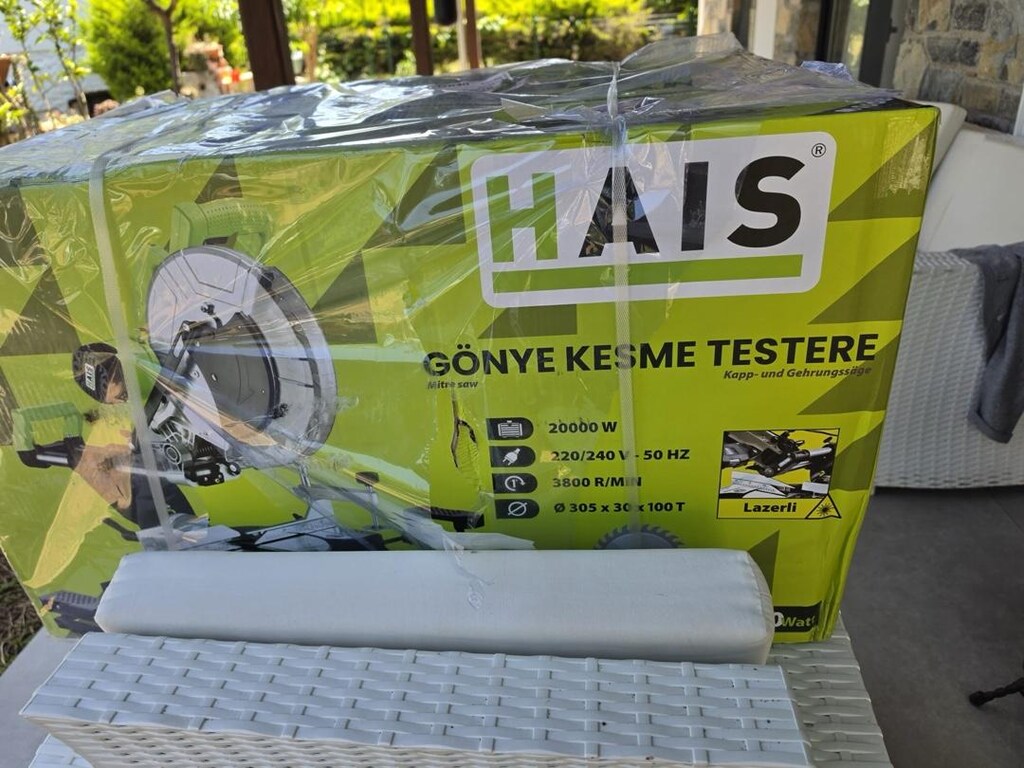 HAIS HM1247A Kızaklı Gönye Kesme Makinesi – 2000W – 305mm -KAPALI KUTU - 7