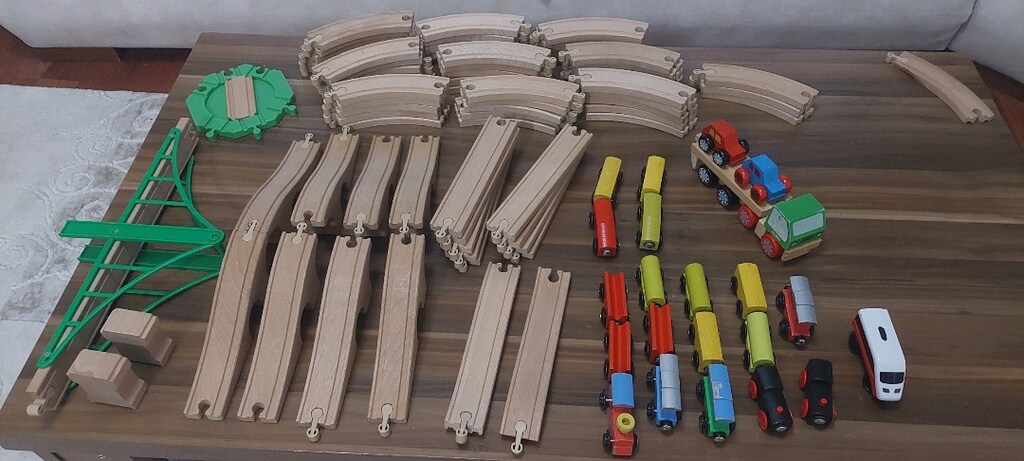 İkea Akşap tren set 4 set ve fazlası - 2