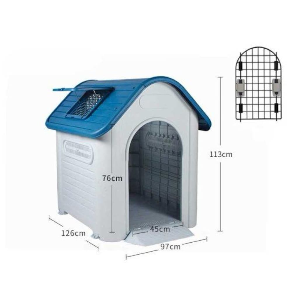 Köpek Kulübesi Büyük Boy XXL 126×97×113 cm - 4
