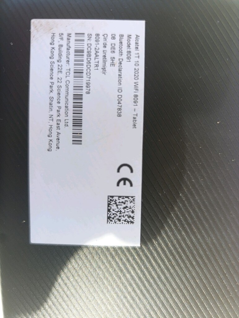 Alcatel 1 T 8091 model 10 inçlik tablet - 5