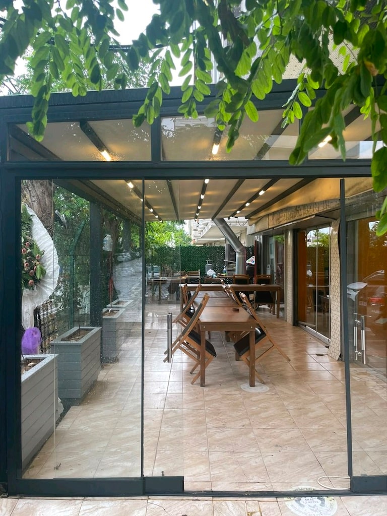 BAHÇE RESTORAN PERGOLA SİSTEMİ - 2