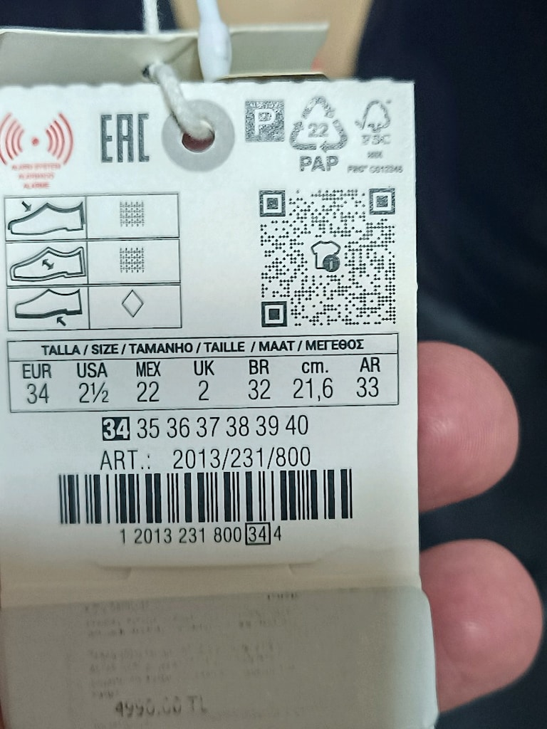Zara su geçirmez kar botu Orjinal sıfır üründür - 10