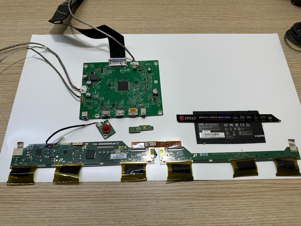 MSI OPTİX G24C4 MONİTÖR ANAKARTI -JOİSTİK -İNVERTÖR KARTI - 3