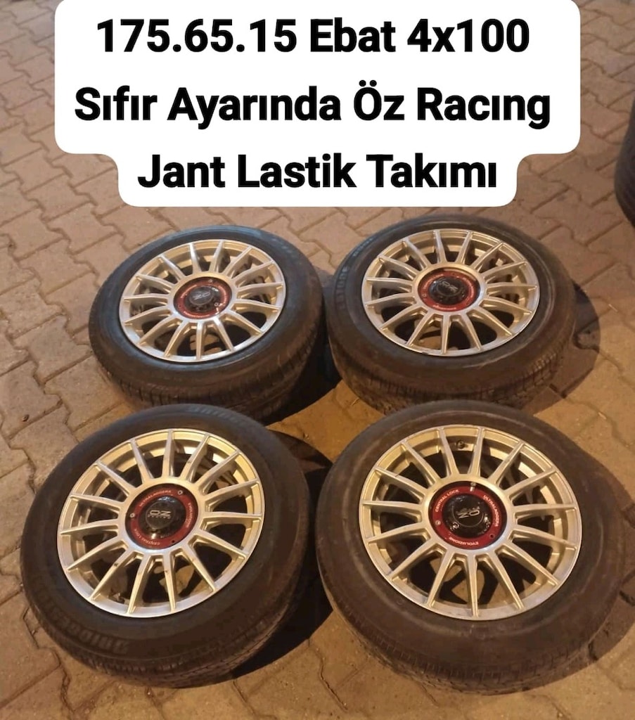 175.65.15 Öz Racıng Jant Lastik Takımı 4x100 - 5