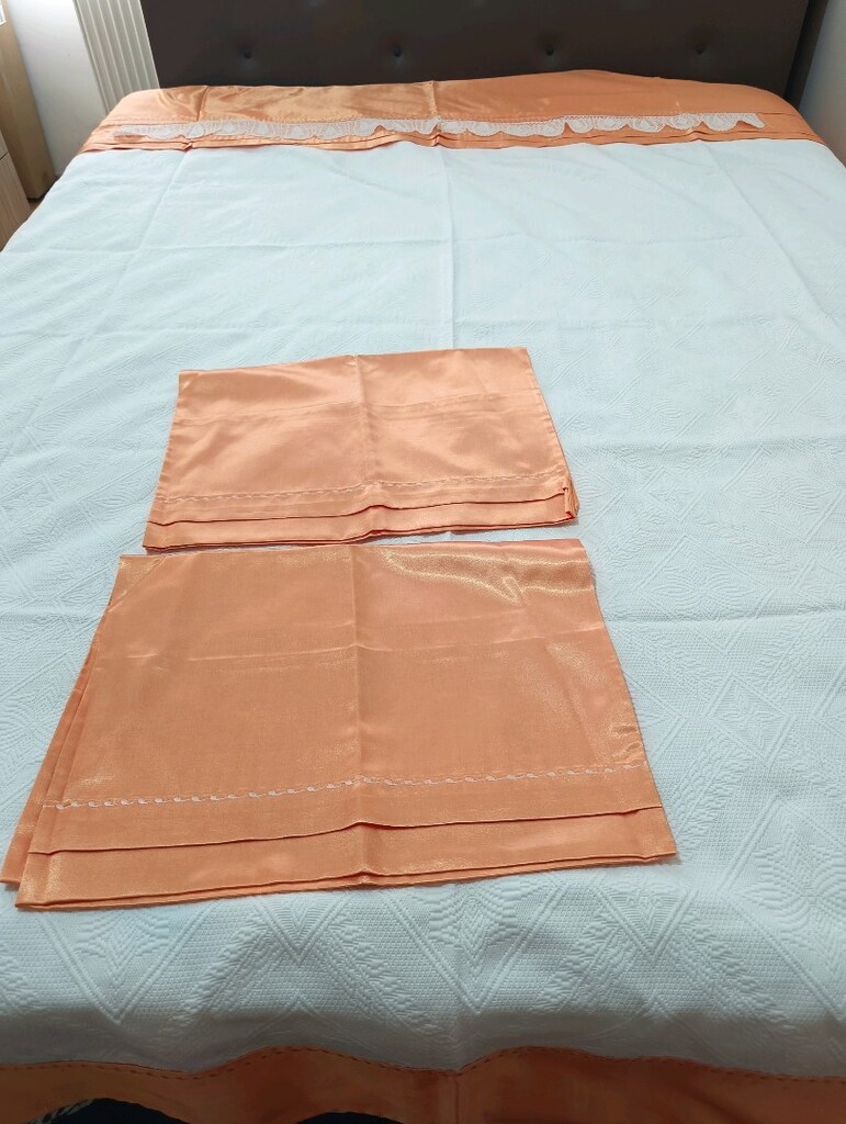 Dantel detaylı pike yatak örtüsü - 2