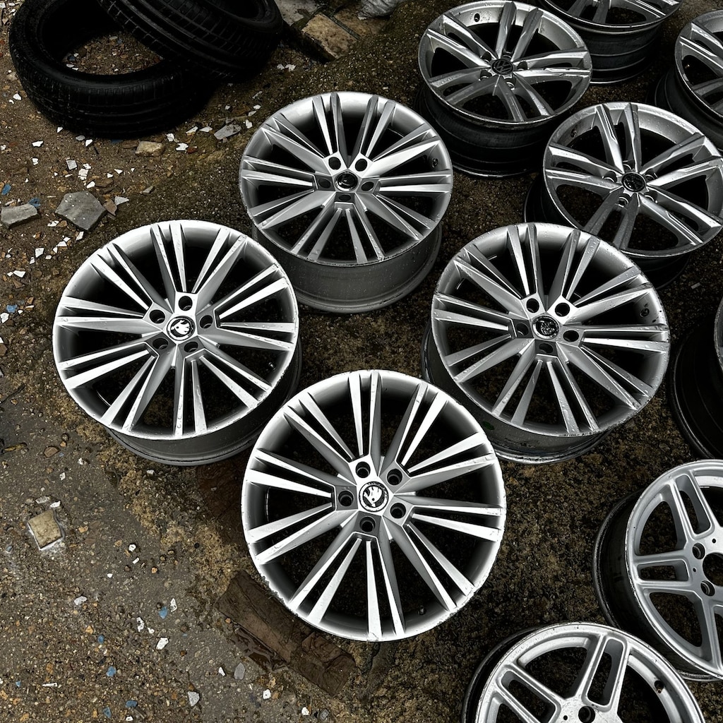 19 inç 5x112 Skoda Superb-Octavia Laurin Klement Takım 2. El - 4