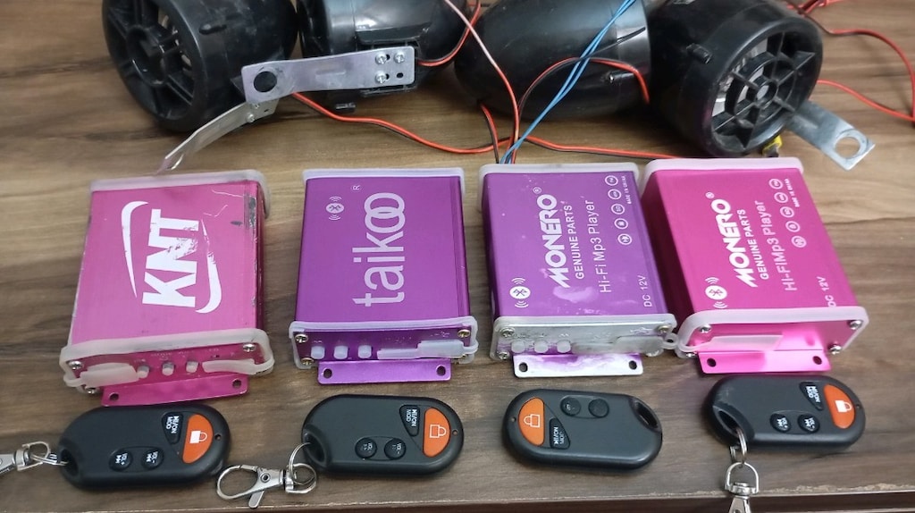 motosiklet alarm MP3 çalar - 4
