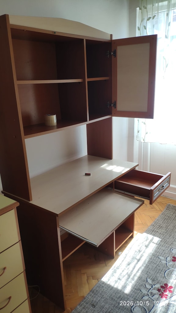 Kitaplıklı Çekmeceli Çalışma ve Bilgisayar Masası – Demonte - 5