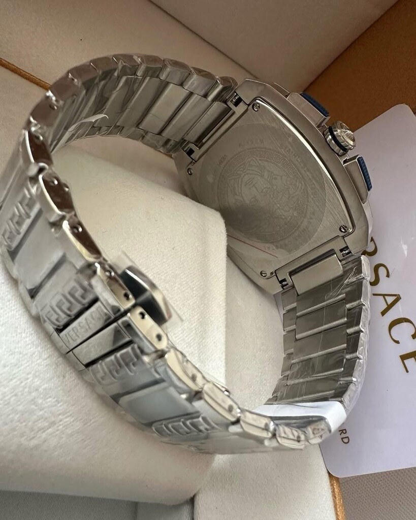 ORJİNAL VERSACE KARE SWİSS MADE ERKEK KOL SAATİ - 8