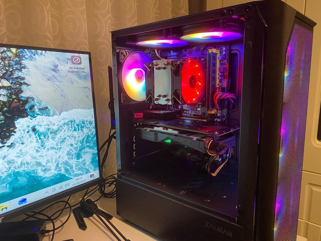 Komple Gamer Pc+monitör+masa herşey - 8