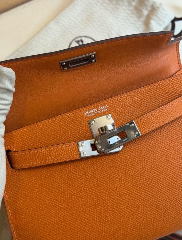 Hermes Mini Kelly 20 Bag Hakiki Deri - 5
