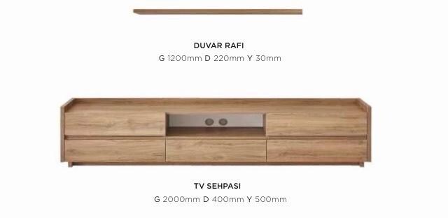 yeni gibi tv ünitesi
