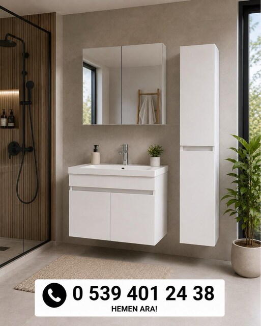 SIFIR BANYO DOLABI İMALATHANEDEN KAPIDA ÖDEME MONTAJ DAHİL