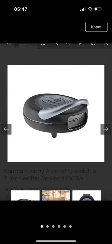 waffle makinası