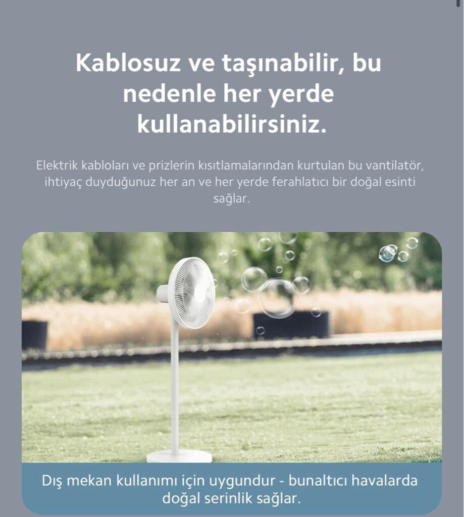 Xiaomi Standing fan 2 pro Vantilatör - 11