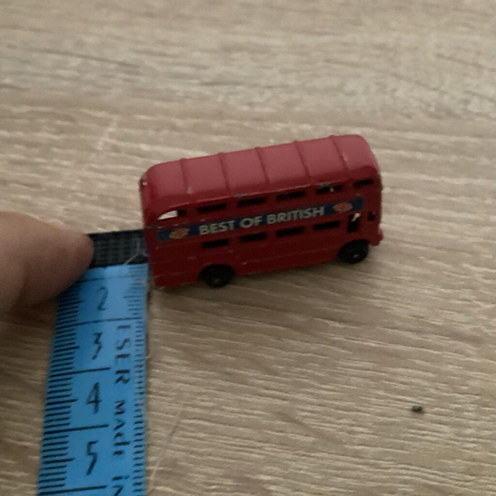 vintage dönem minyatür obje londonbus - 6