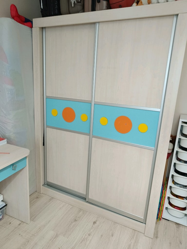 yatak, baza ,baza başlığı ve dolap - 5
