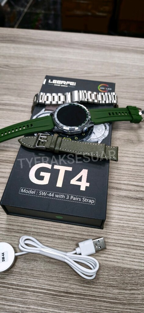 Gt4 akıllı saat 3 kordonlu - 2