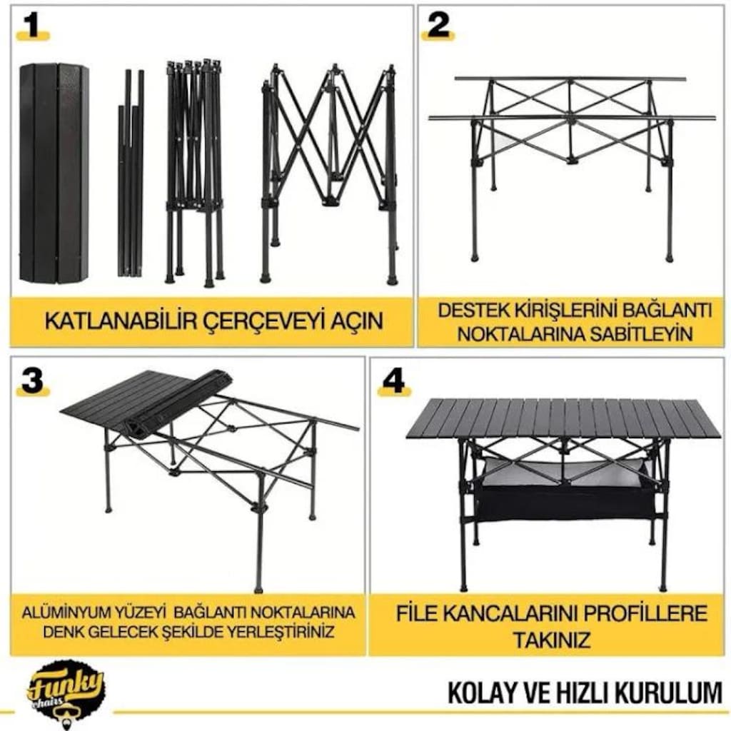 Funky Chairs Outdoor 2 Sandalye + 1 Masa - 7