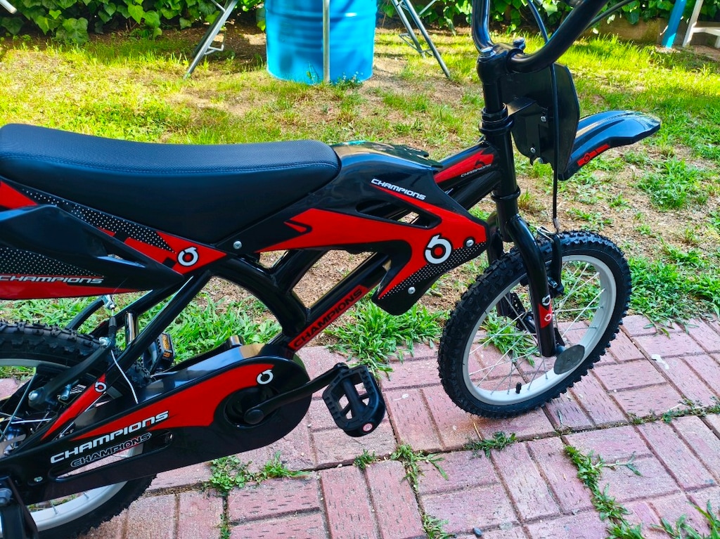sıfır ambalajında veya hazır kurulu 16 jant motor tipi çocuk bisikleti